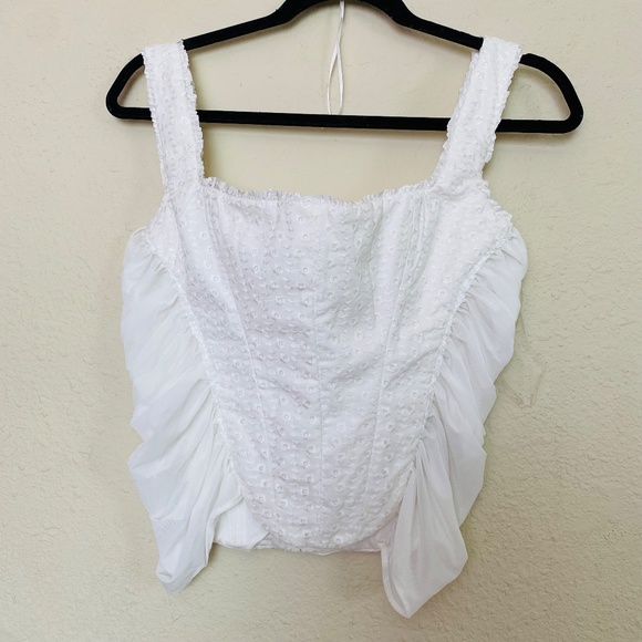 HOUSE OF CB 'Catalina' White Broderie Anglais Corset NWOT size XL - Picture 3 of 11